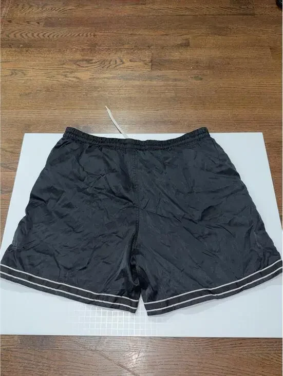 Nike Satin Dazzle Volley Shorts Grey Tag Mens LG Vintage Y2K 90s Lined - Picture 5 of 6